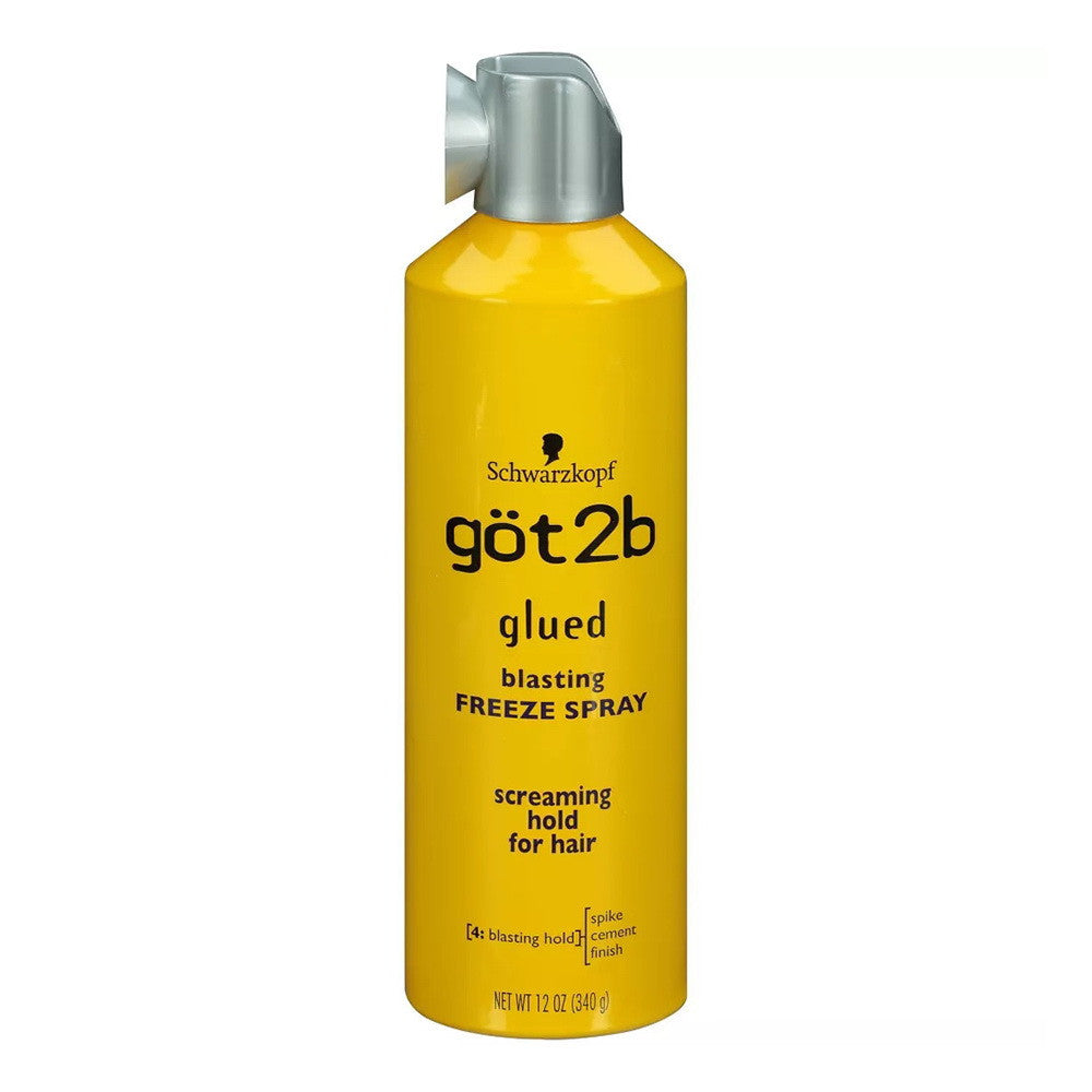 Schwarzkopf Got2b Glued Blasting Freeze Hair Spray, 12 Oz